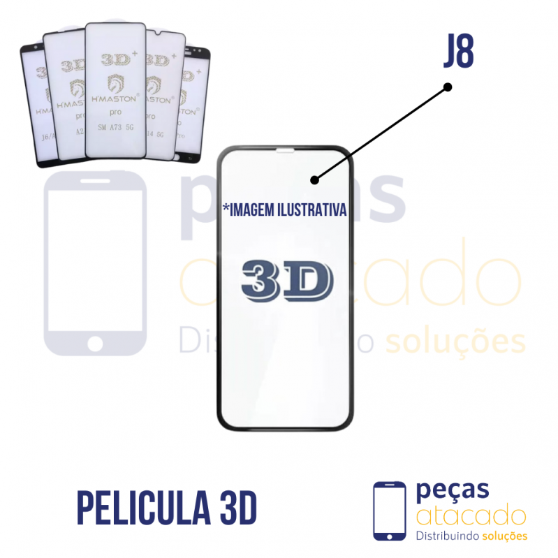P-0686 PELICULA SAMSUNG J8 3D
