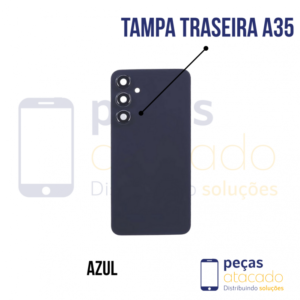 TAMPA TRASEIRA SAMSUNG A35 AZUL
