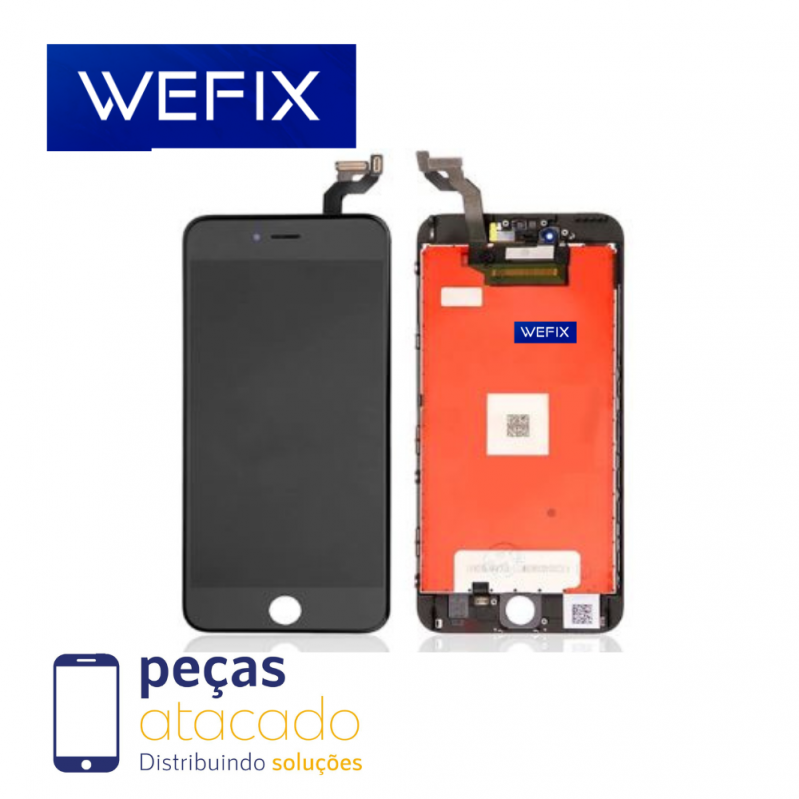 S-0624 FRONTAL IPHONE 6S PLUS (A1634) WEFIX PRETA IPS