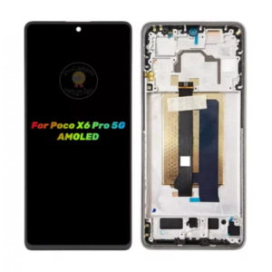 S-0947 FRONTAL XIAOMI POCO X6 PRO 5G (220415T) | REDMI TURBO 3 COM ARO PRETO ORIGINAL CHINA AMOLED