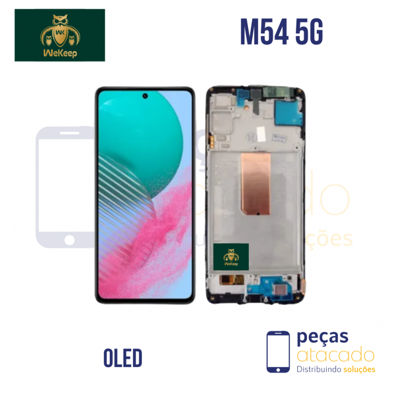 S-0691 FRONTAL SAMSUNG M54 5G (SM-M546B) COM ARO  WE KEEP OLED