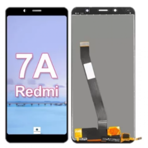 S-0550 FRONTAL XIAOMI REDMI 7A (FRO998) SEM ARO PRETA ORIGINAL CHINA IPS