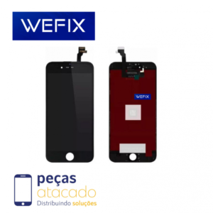 S-0630 FRONTAL IPHONE 6G (A1549) WEFIX PRETO IPS