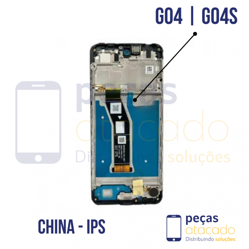 S-0277 FRONTAL MOTOROLA MOTO G04 | G04S COM ARO CHINA IPS