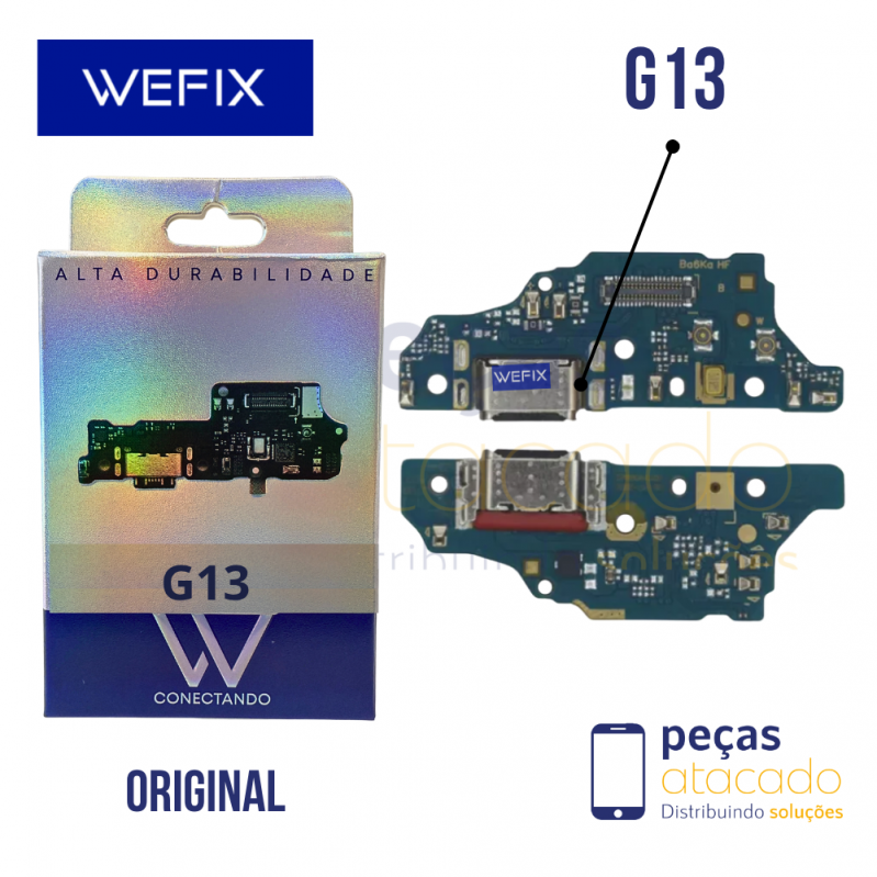 SUB PLACA DE CARGA MOROLA MOTO G13 WEFIX ORIGINAL