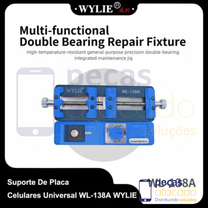 SUPORTE DE PLACA CELULARES UNIVERSAL WYLIE (138A)