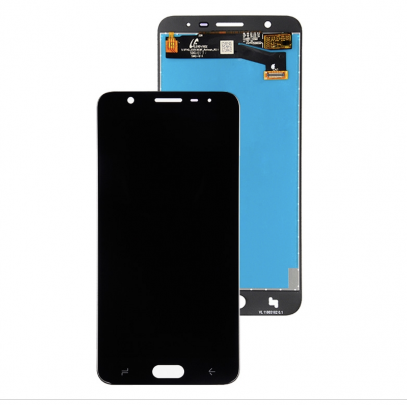 S-0197 FRONTAL SAMSUNG J7 PRIME 2 (SM-G611) SEM ARO MARROM ORIGINAL CHINA IPS