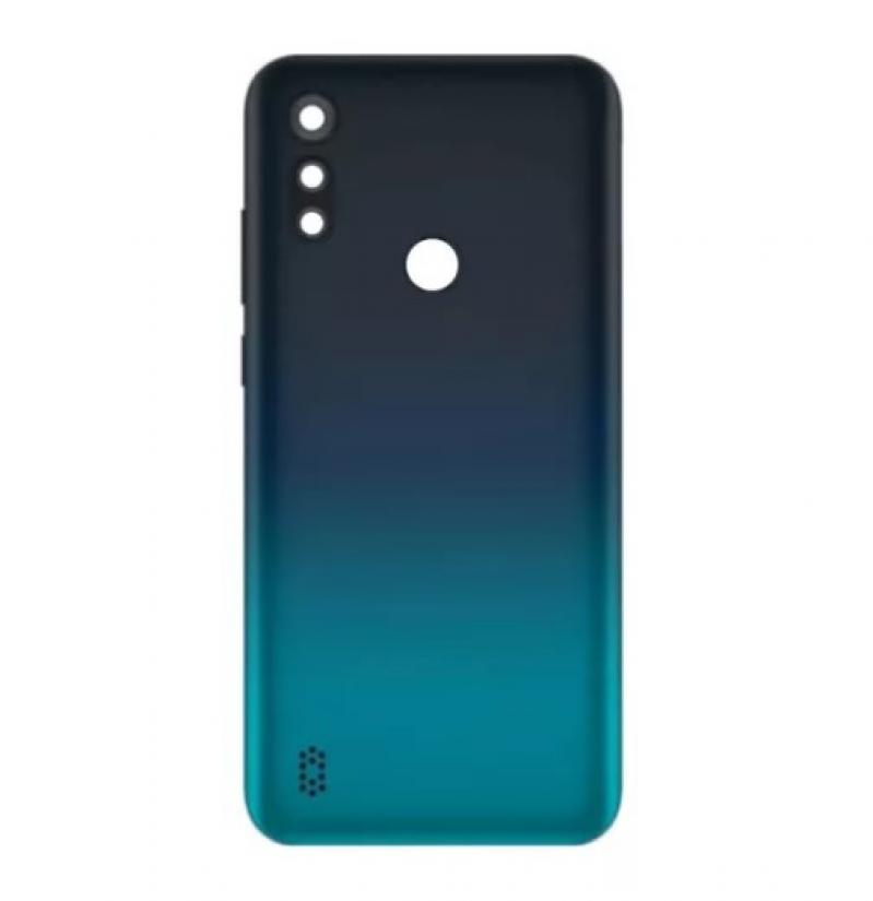 TAMPA TRASEIRA MOTOROLA MOTO E6S AZUL