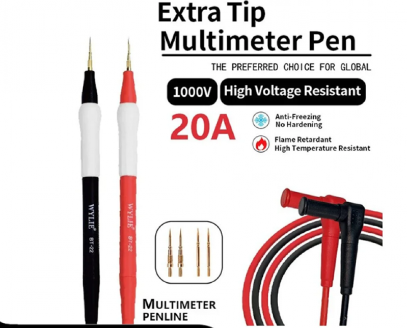 CABO MULTIMETRO PONTEIRA TIPO AGULHA WYLIE (BT22)