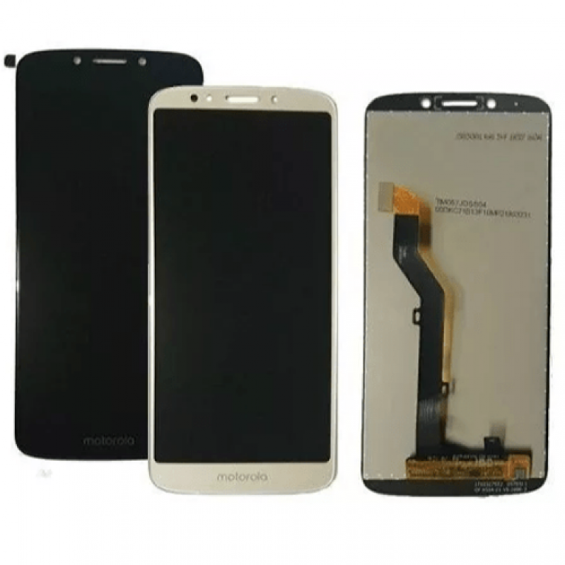 S-0230 FRONTAL MOTOROLA MOTO E5 | G6 PLAY (XT-1922) SEM ARO PRETO ORIGINAL CHINA IPS