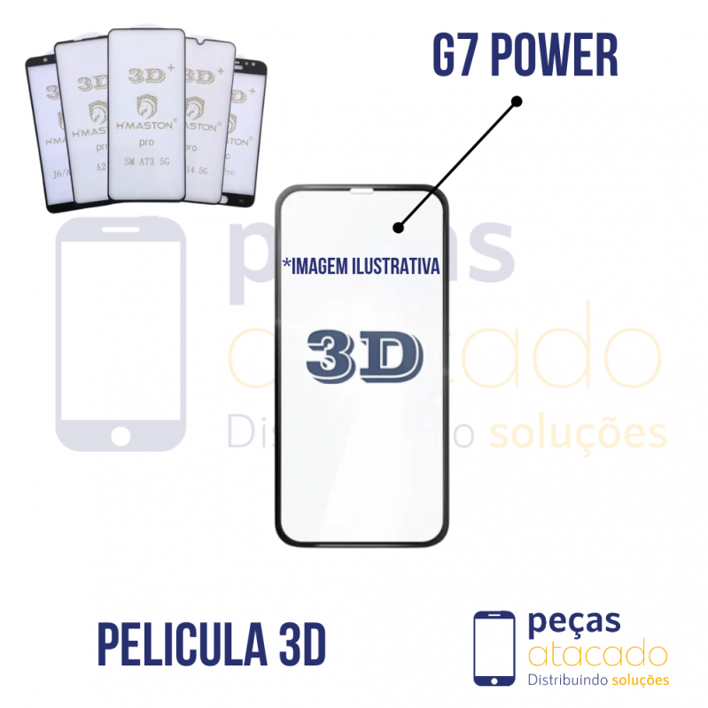 P-0180 PELICULA MOTOROLA MOTO G7 POWER 3D