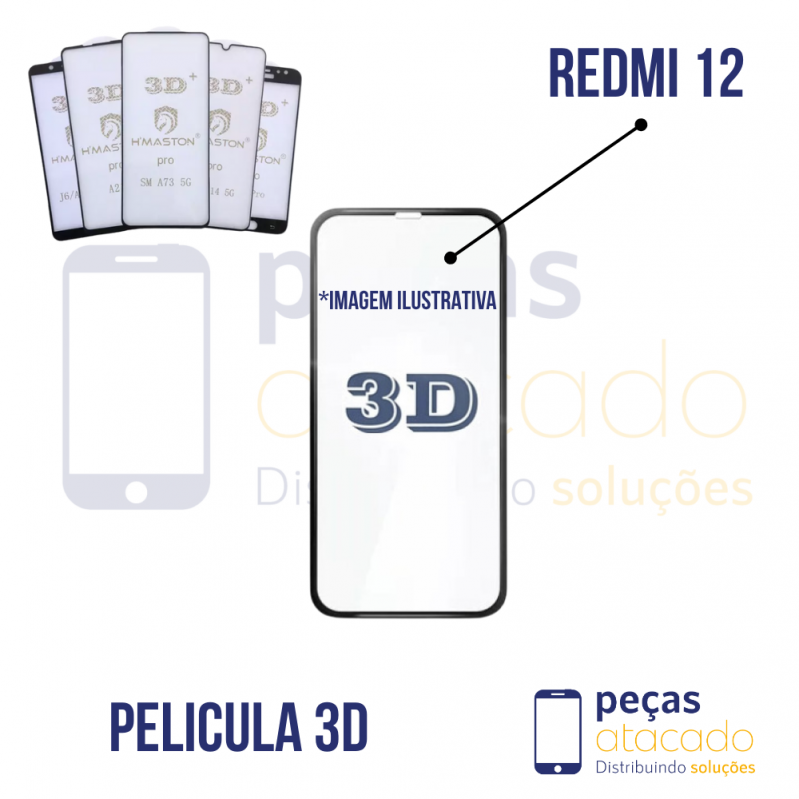 P-0273 PELICULA XIAOMI REDMI 12 3D