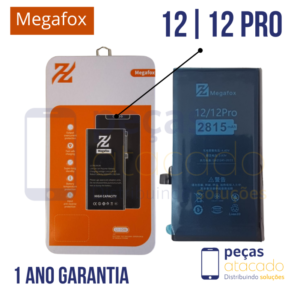 BA-0694 BATERIA MECGAFOX IPHONE 12 | 12 PRO (NAO PRECISA TROCAR EPROM) (1 ANO DE GARANTIA)