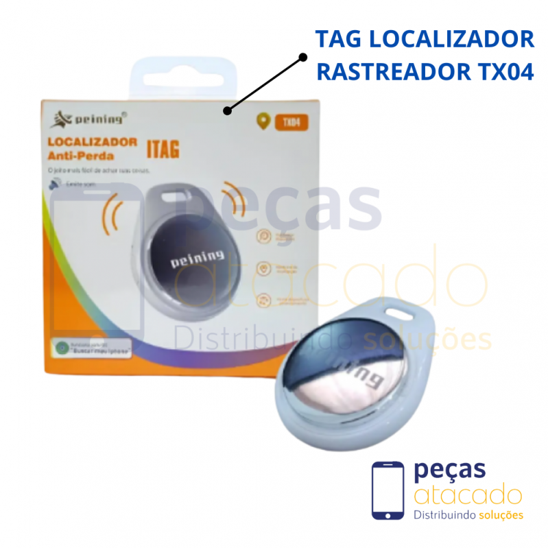 TAG LOCALIZADOR RASTREADOR | GPS | ANTI PERDA | FURTO TX04 - PEINING