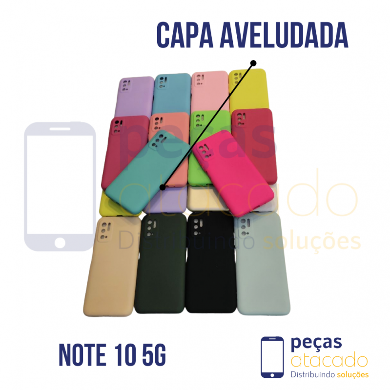 CAPA AVELUDADA XIAOMI NOTE 10 PRO