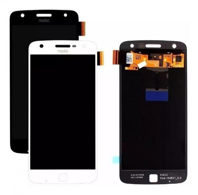 S-0415 FRONTAL MOTOROLA MOTO Z PLAY (XT1635) SEM ARO PRETA ORIGINAL CHINA OLED