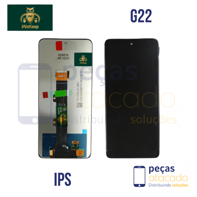 S-0751 FRONTAL MOTOROLA MOTO G22 (XT2231) | E32 (XT2227) SEM ARO WE KEEP IPS
