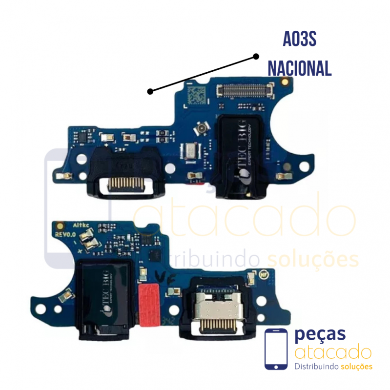 SUB PLACA CONECTOR SAMSUNG SM-A037 GALAXY A03S ORIGINAL NACIONAL