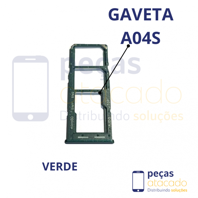 CH-0033 GAVETA CHIP SAMSUNG A04S VERDE