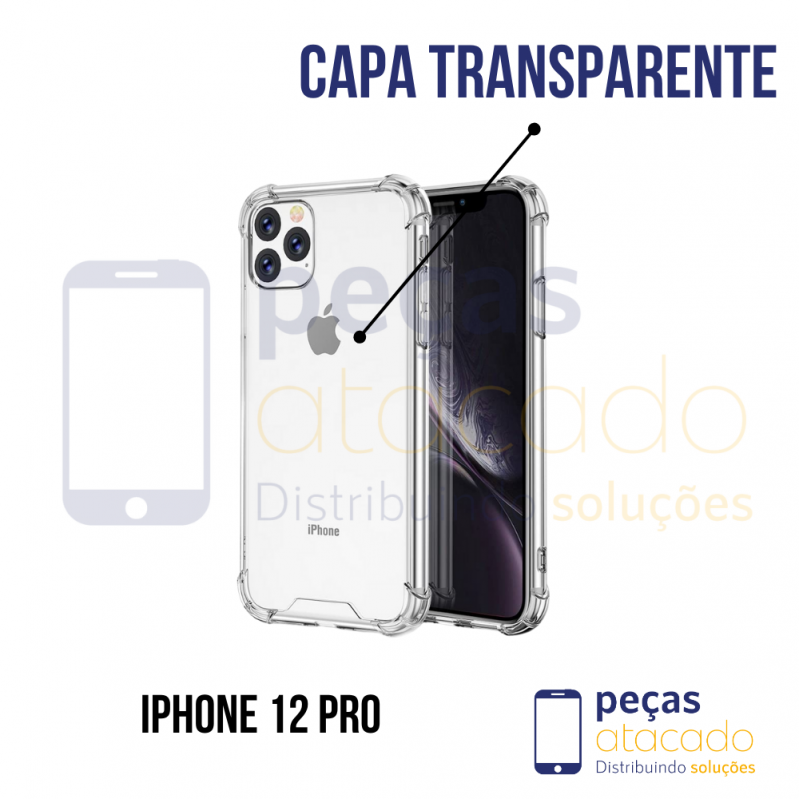 CAPA TRANSPARENTE IPHONE 12 PRO