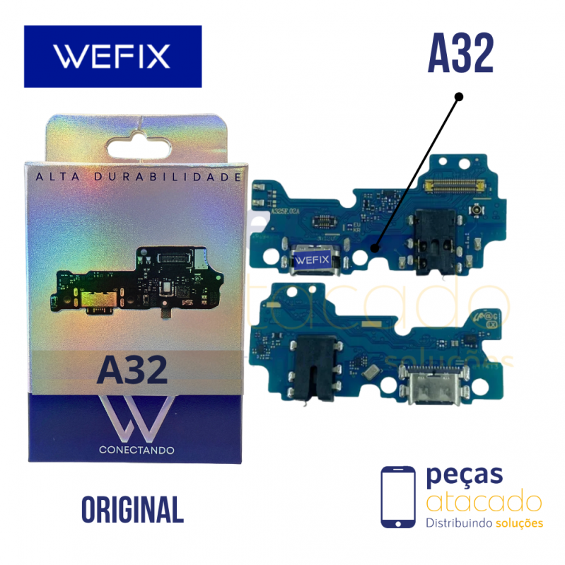 SUB PLACA DE CARGA SAMSUNG A32 4G WEFIX ORIGINAL