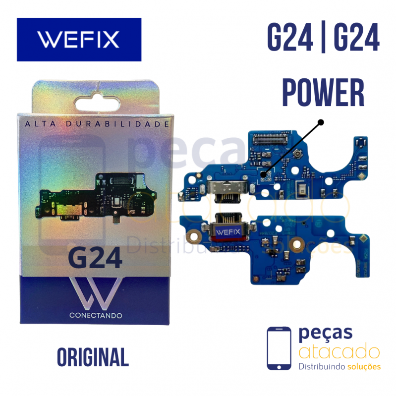 SUB PLACA DE CARGA MOTOROLA G24 | G24 POWER WEFIX ORIGINAL