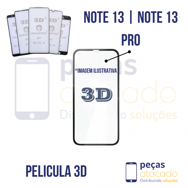 P-0283 PELICULA XIAOMI REDMI NOTE 13 | NOTE 13 PRO | POCO M6 PRO 4G 3D