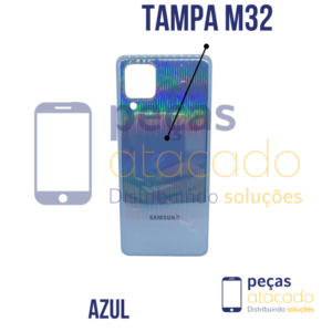 TAMPA TRASEIRA SAMSUNG M32 AZUL