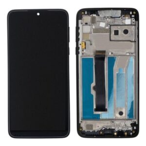 S-0355 FRONTAL MOTOROLA MOTO G8 PLAY (XT2015) COM ARO PRETO ORIGINAL CHINA IPS