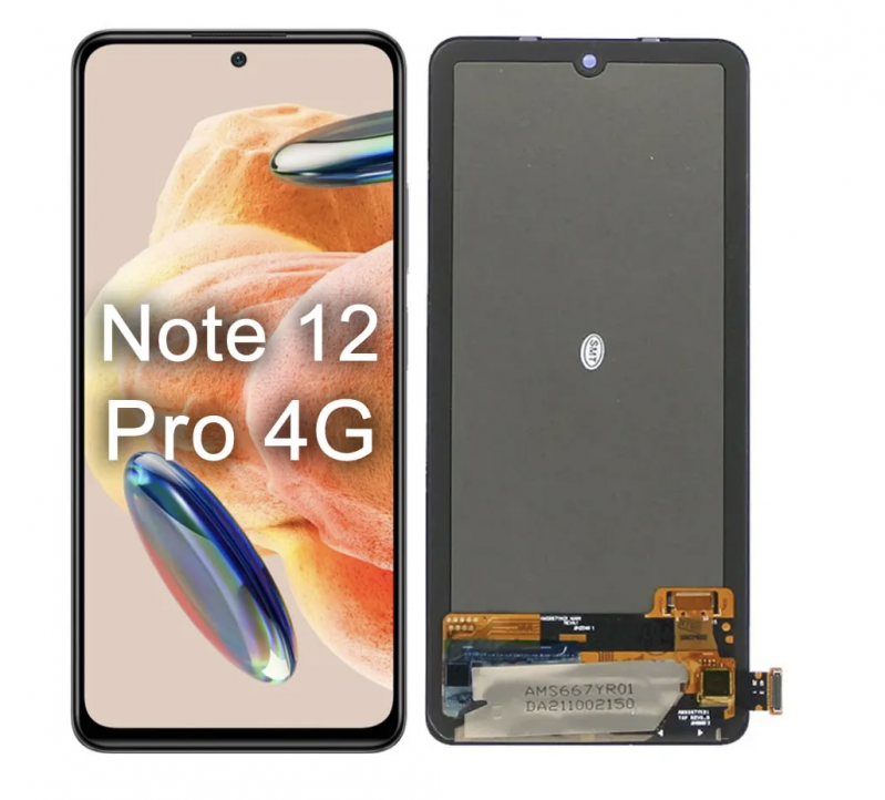 FRONTAL XIAOMI NOTE 12 (23021RAAEG) SEM ARO WE KEEP 1:1 OLED