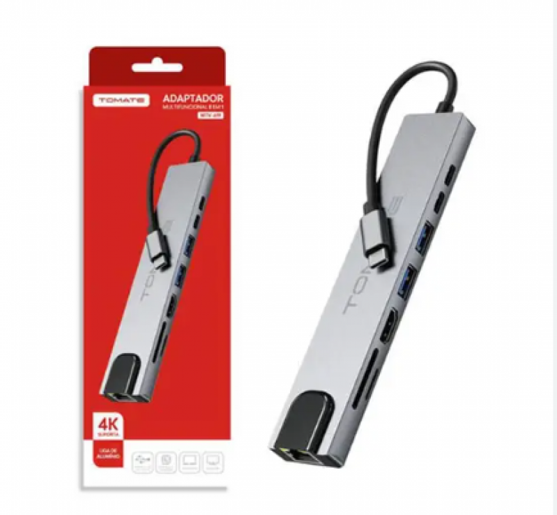 ADAPTADOR MULTIFUNCIONAL TOMATE 8 EM 1 MTV-619