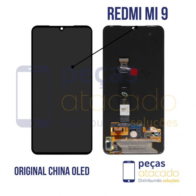 S-0946 FRONTAL XIAOMI MI 9 SEM ARO ORIGINAL CHINA OLED