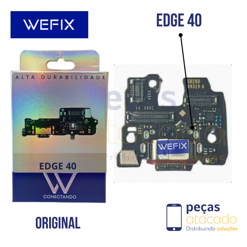 SUB PLACA DE CARGA MOTOROLA MOTO EDGE 30 WEFIX ORIGINAL