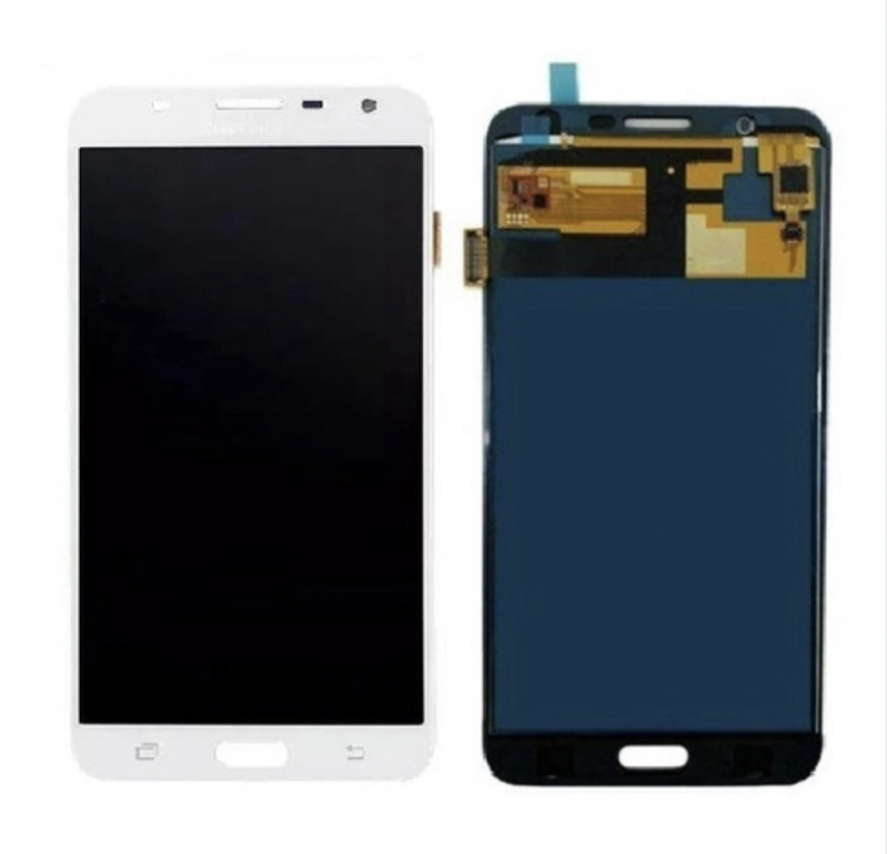FRONTAL SAMSUNG J7 NEO (SM-J701) (SM-J700) SEM ARO BRANCA INCELL IPS