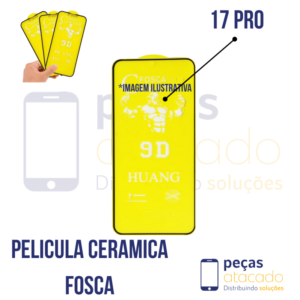 P-0756 PELICULA IPHONE 17 PRO CERAMICA FOSCA