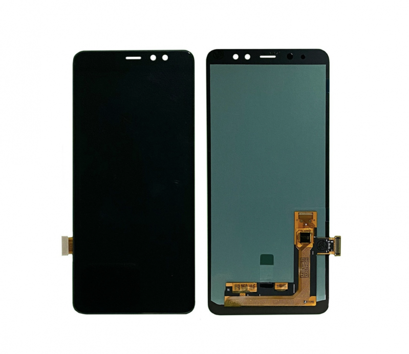 S-0606 FRONTAL SAMSUNG A8 PLUS (SM-A730) SEM ARO CHINA OLED IPS