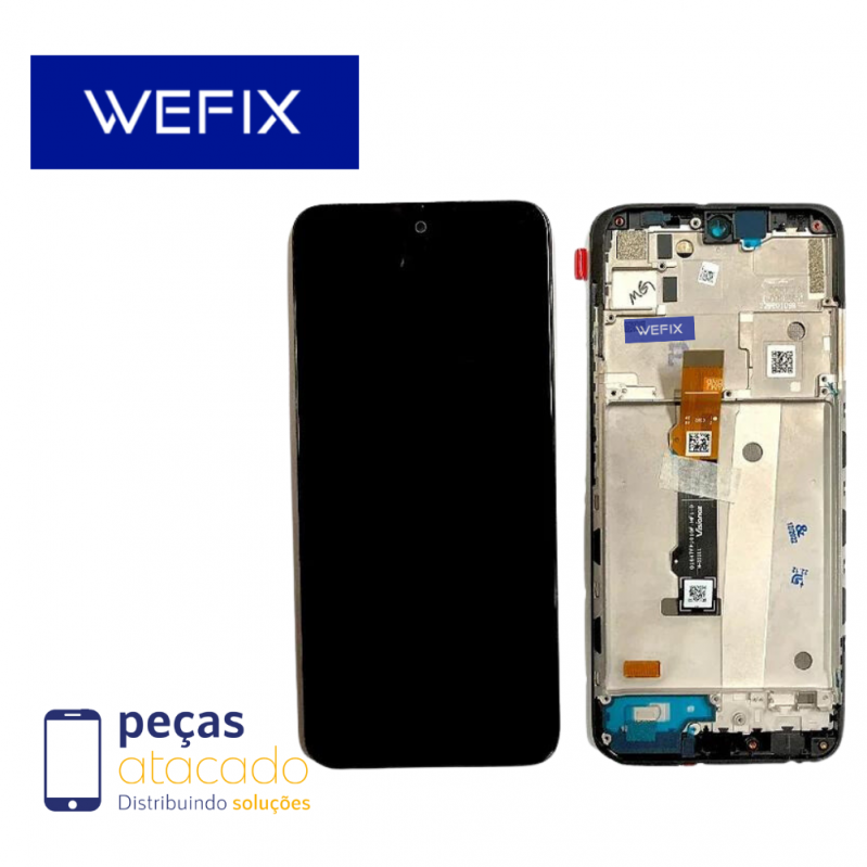 S-0673 FRONTAL MOTOROLA MOTO G71 (XT-2169) COM ARO WEFIX AMOLED
