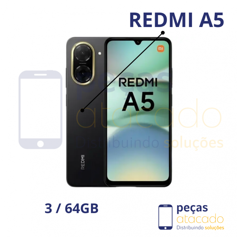 CELULAR XIAOMI REDMI A5 MIDNIGHT BLACK 3GB RAM 64GB ROM