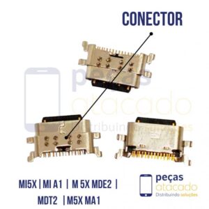 C-0061 CONECTOR DE CARGA XIAOMI M15 | MI A1 | M 5X MDE2 | MDT2 | M 5X MA1 TIPOC