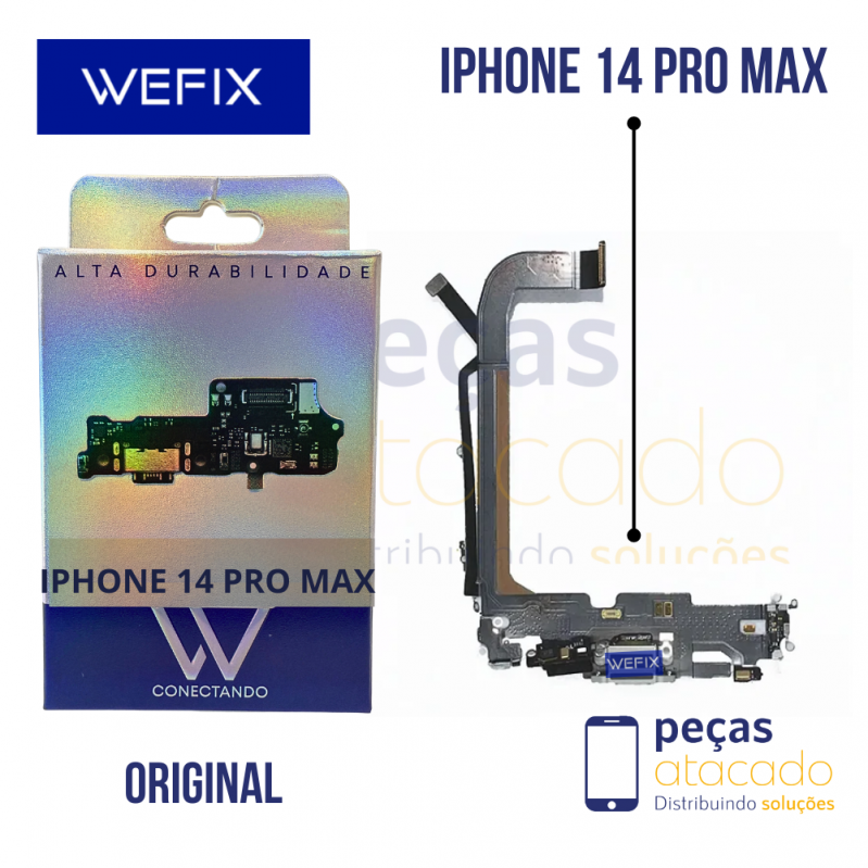 FLEX CONECTOR DE CARGA IPHONE 14 PRO WEFIX ORIGINAL