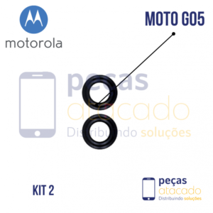 L-0002 LENTE MOTOROLA MOTO G05 (KIT 2)
