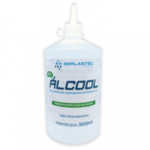 ÁLCOOL PARA ELETRONICOS E PCI 500ML IMPLASTEC