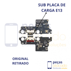 SB-0179 SUB PLACA DE CARGA ORIGINAL RETIRADA MOTOROLA MOTO E13