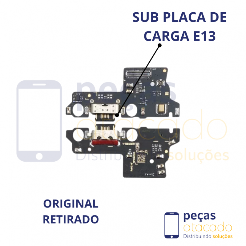 SB-0179 SUB PLACA DE CARGA ORIGINAL RETIRADA MOTOROLA MOTO E13