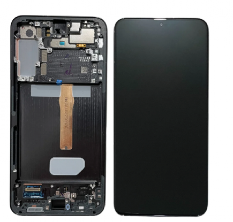 FRONTAL SAMSUNG S22 PLUS PRETA COM ARO NACIONAL