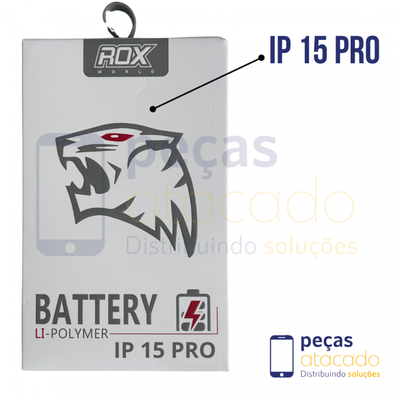 BA-0554 BATERIA ROX IPHONE 15 PRO | 3.274MAH  (1 ANO DE GARANTIA)
