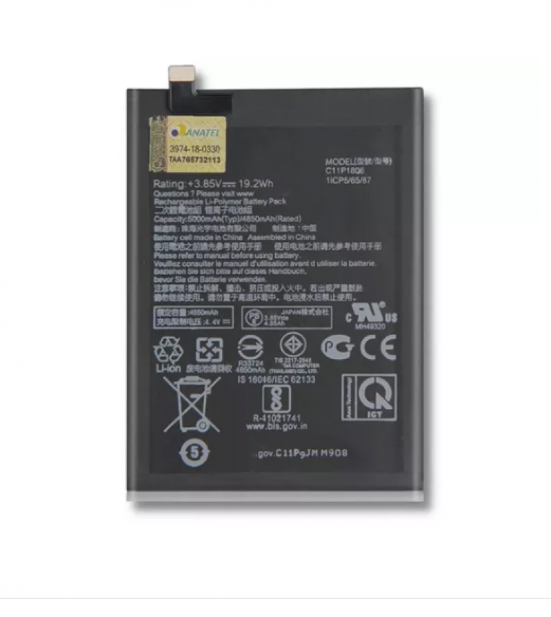 BA-0189 BATERIA 1 LINHA ASUS ZENFONE 6  ZS630KL (C11P1806)