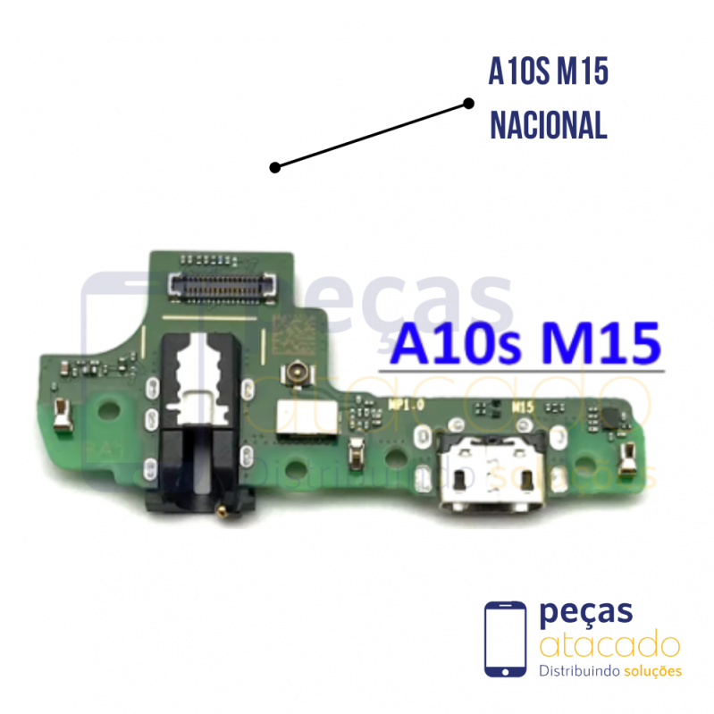 SUB PLACA CONECTOR SAMSUNG SM-A107 GALAXY A10S M15 ORIGINAL NACIONAL