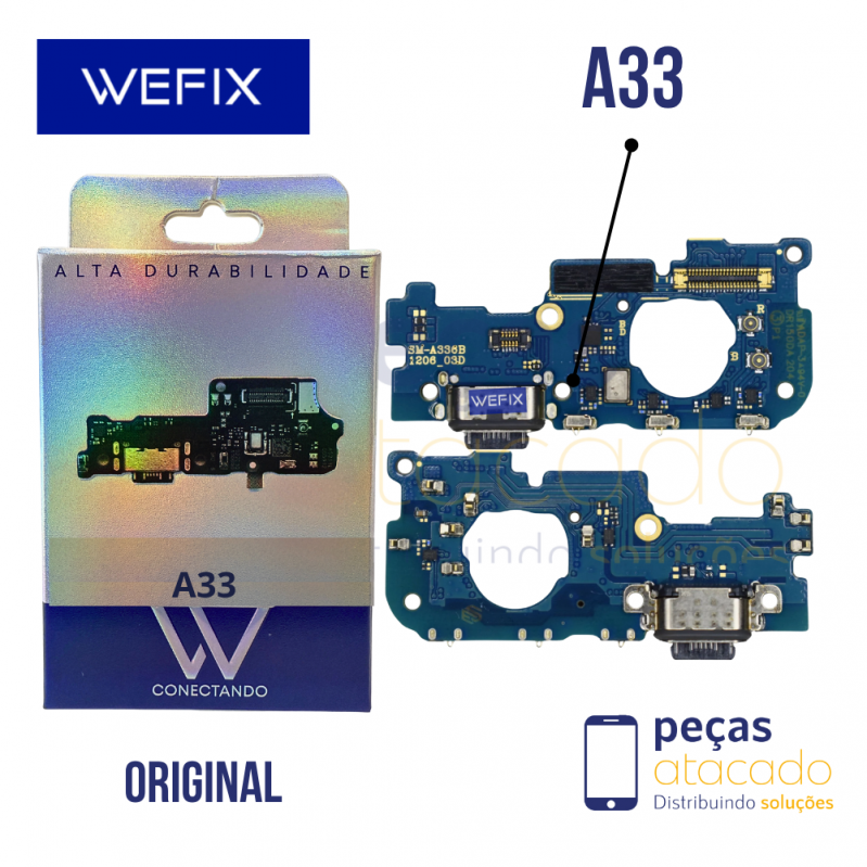 SUB PLACA DE CARGA SAMSUNG A33 WEFIX ORIGINAL
