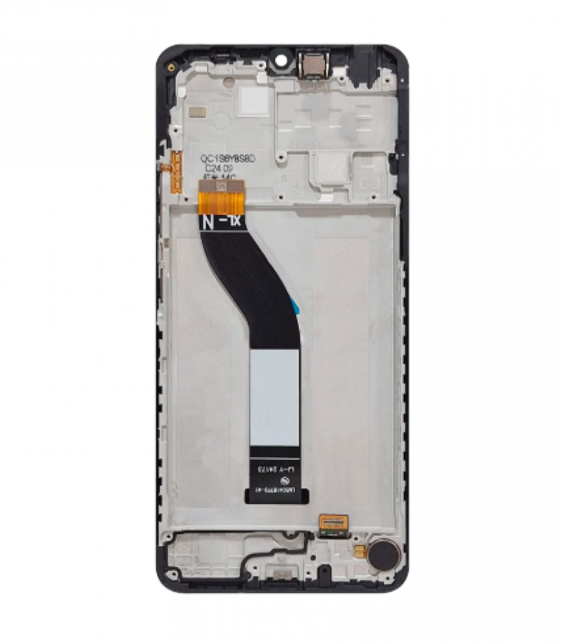 S-0725 FRONTAL XIAOMI REDMI 14C COM ARO PRETO ORIGINAL CHINA IPS